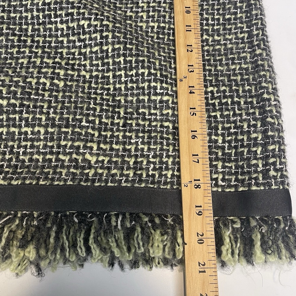 Vintage JON Suit Jack Skirt 12 Fringe Alpaca Mohair Old Money Classic Elegant - Picture 15 of 15